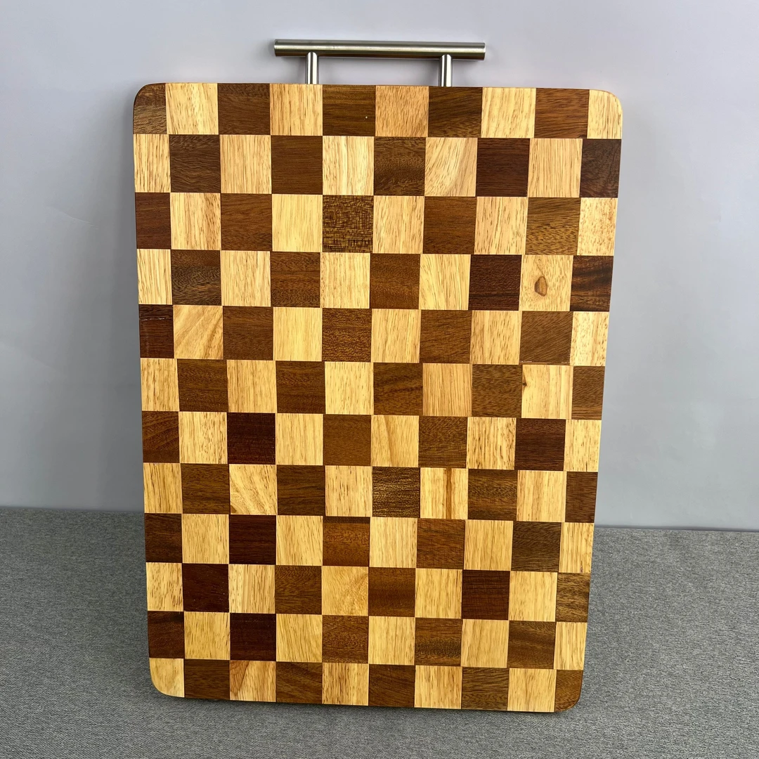0-004 家用棋盘格砧板菜板 48*35*3 CM±1CM 重约3.21KG