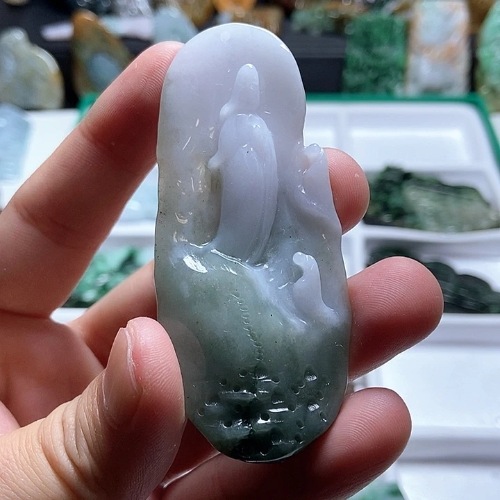 翡翠未镶嵌颈饰翡翠a货