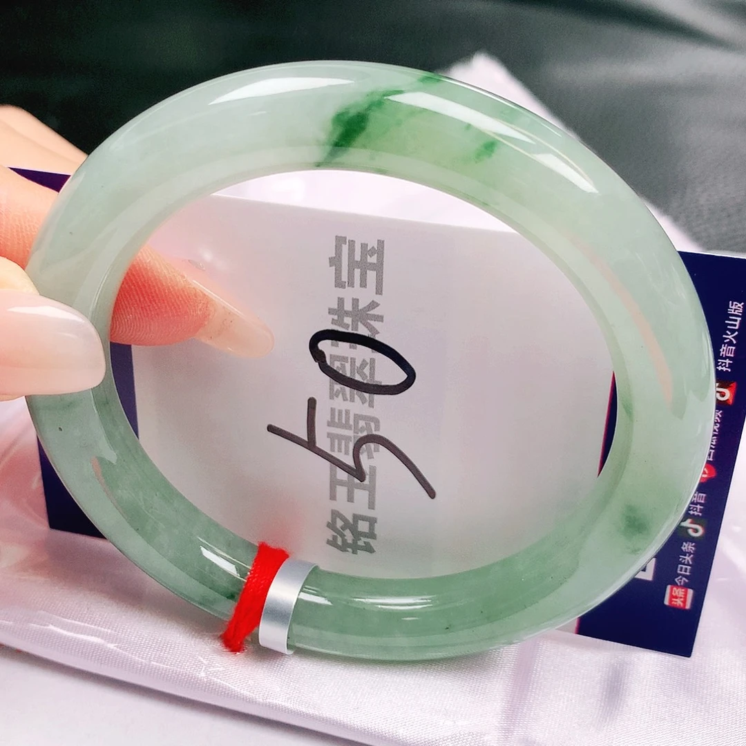翡翠未镶嵌手镯缅甸天然a货翡翠手镯