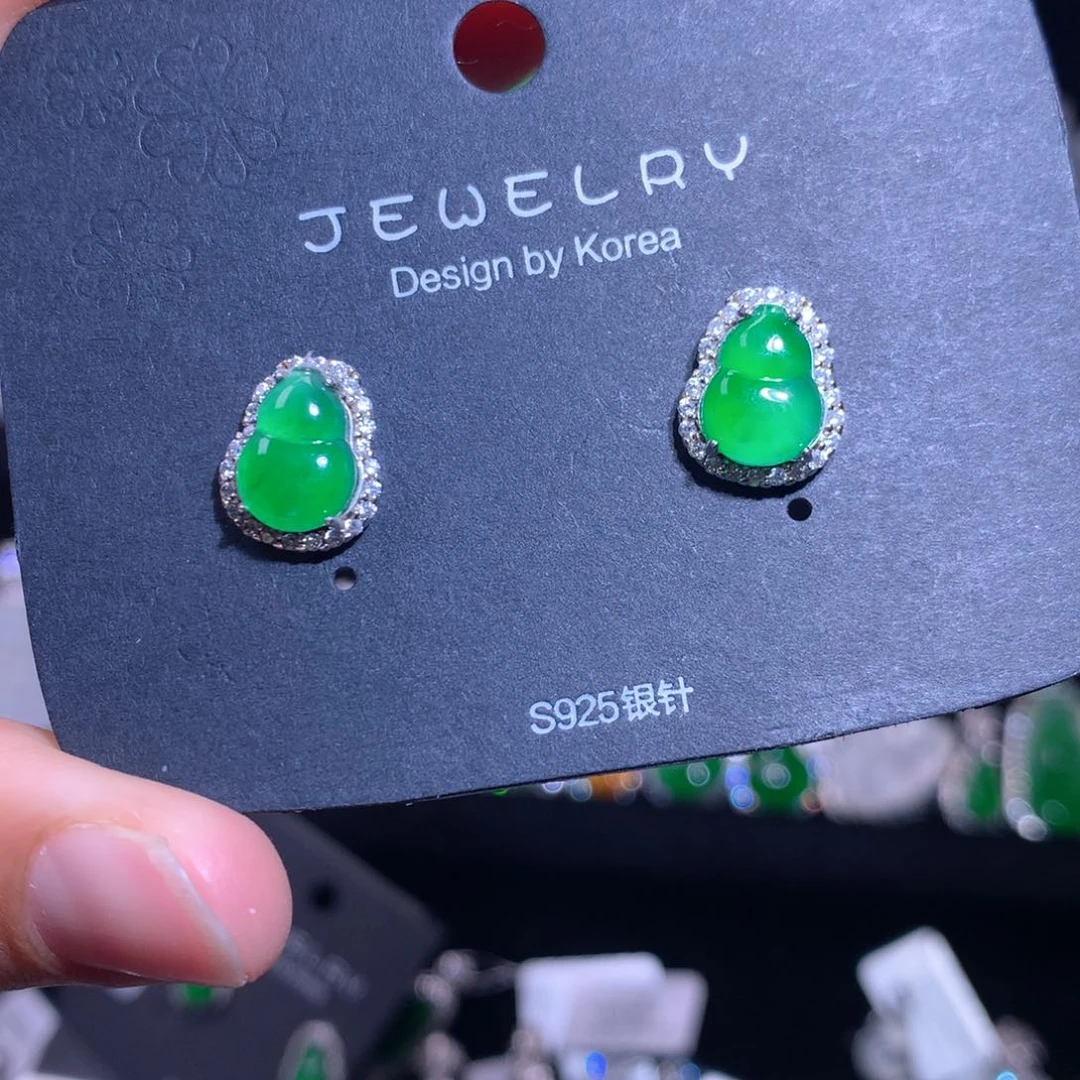 【闪购商品】颈饰银S925镶嵌翡翠天然翡翠