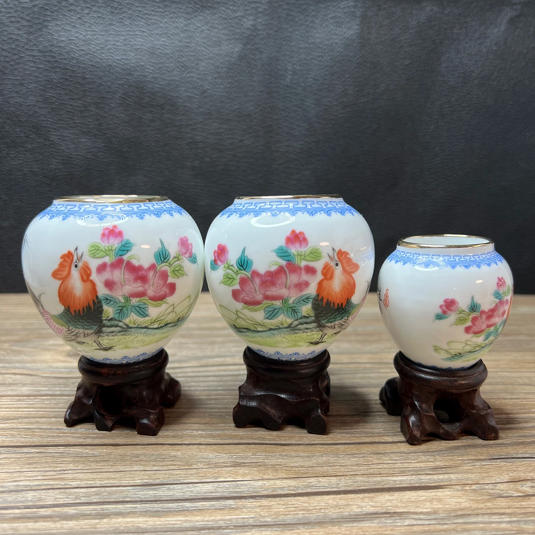 金口大吉大利画眉鸟食罐鸟食杯鸟碗鸟缸鸟罐中号大号广笼川笼用