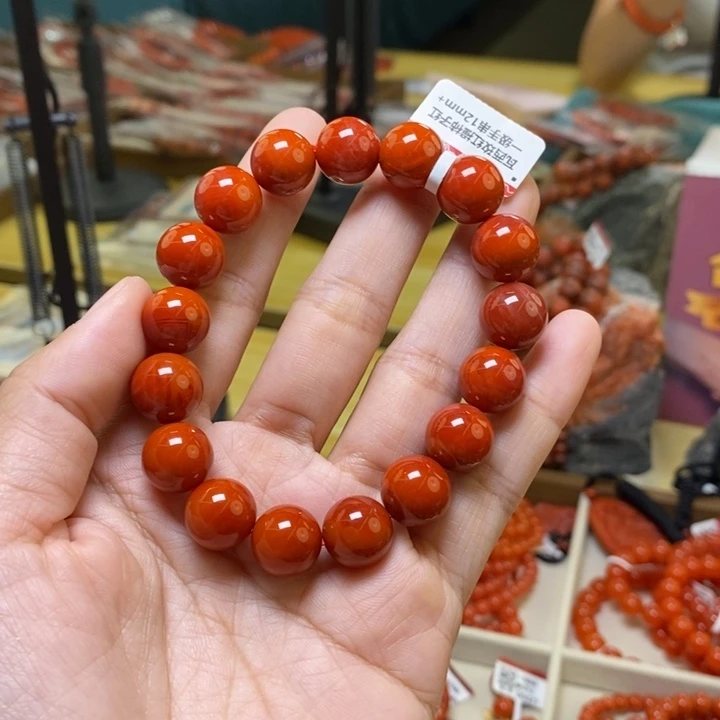 未镶嵌卡12+南红玛瑙