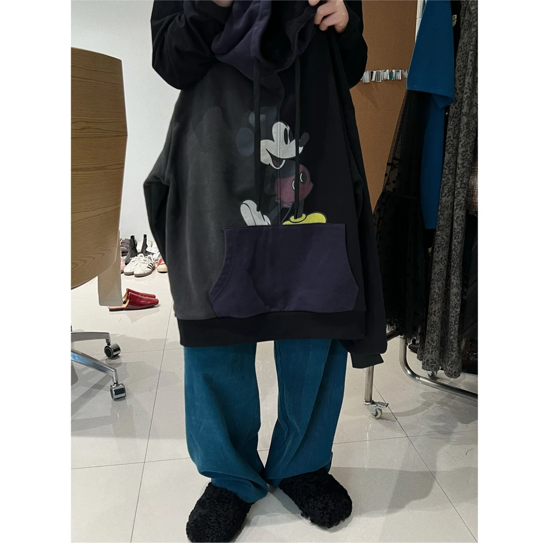 高品做旧磨毛卫衣 J24W422