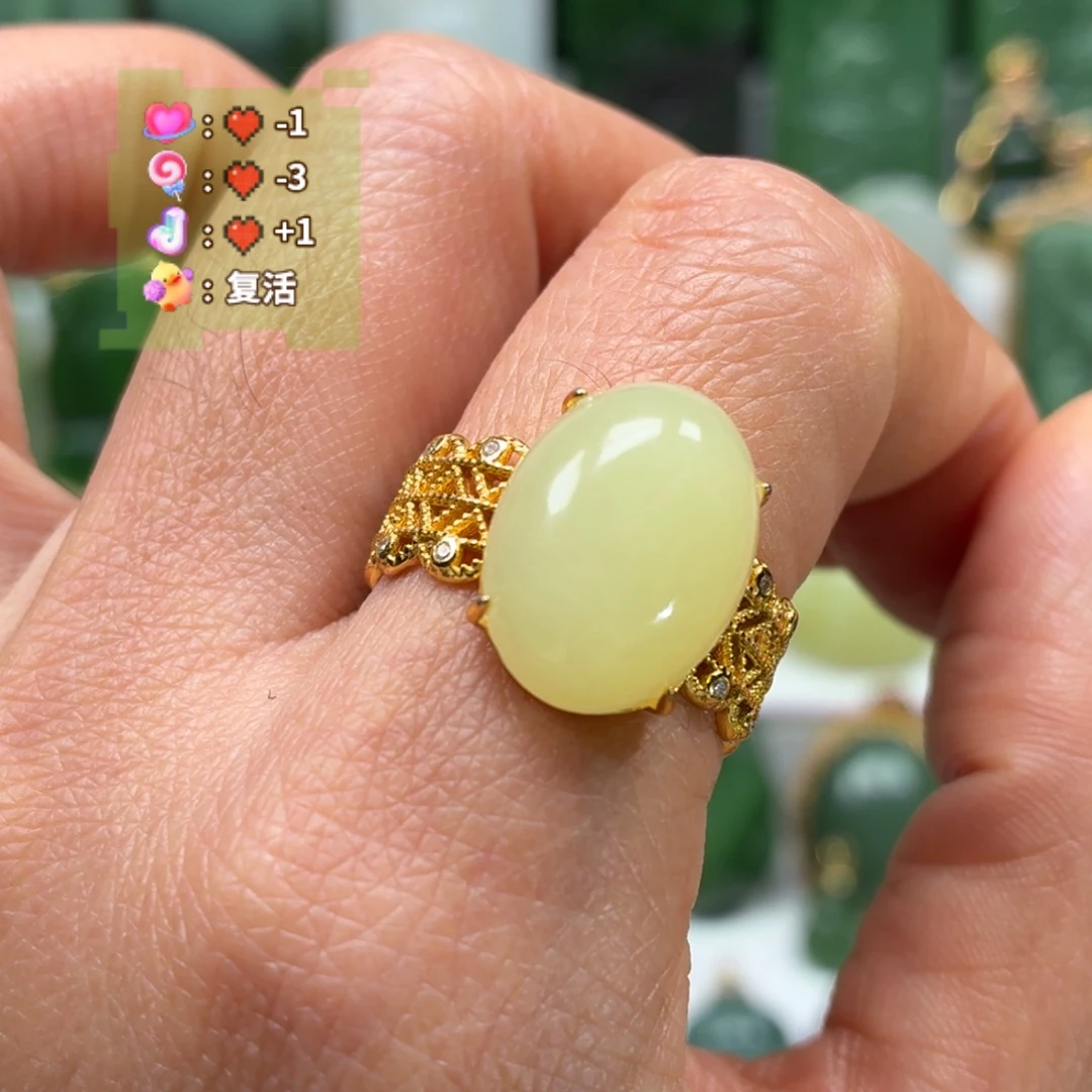 和田玉银S925镶嵌颈饰