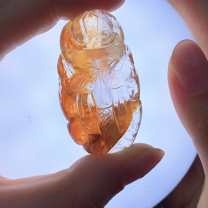 水晶吊坠(不含链)未镶嵌