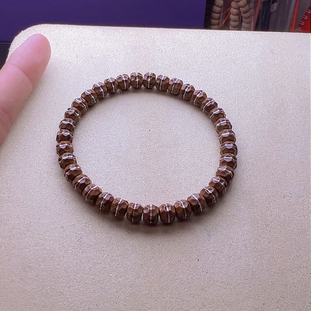 金刚菩提手串蓝*路实心无相紫金鼠