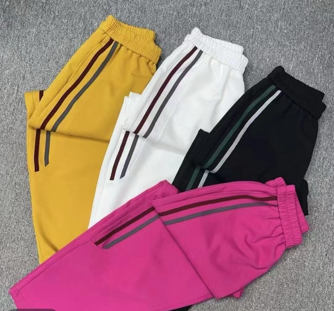 2025潮流百搭彩色哈伦裤夏季