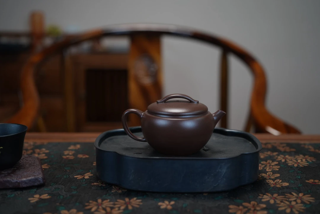 双溪陶【玉碗壶】原矿老紫泥 容量150cc