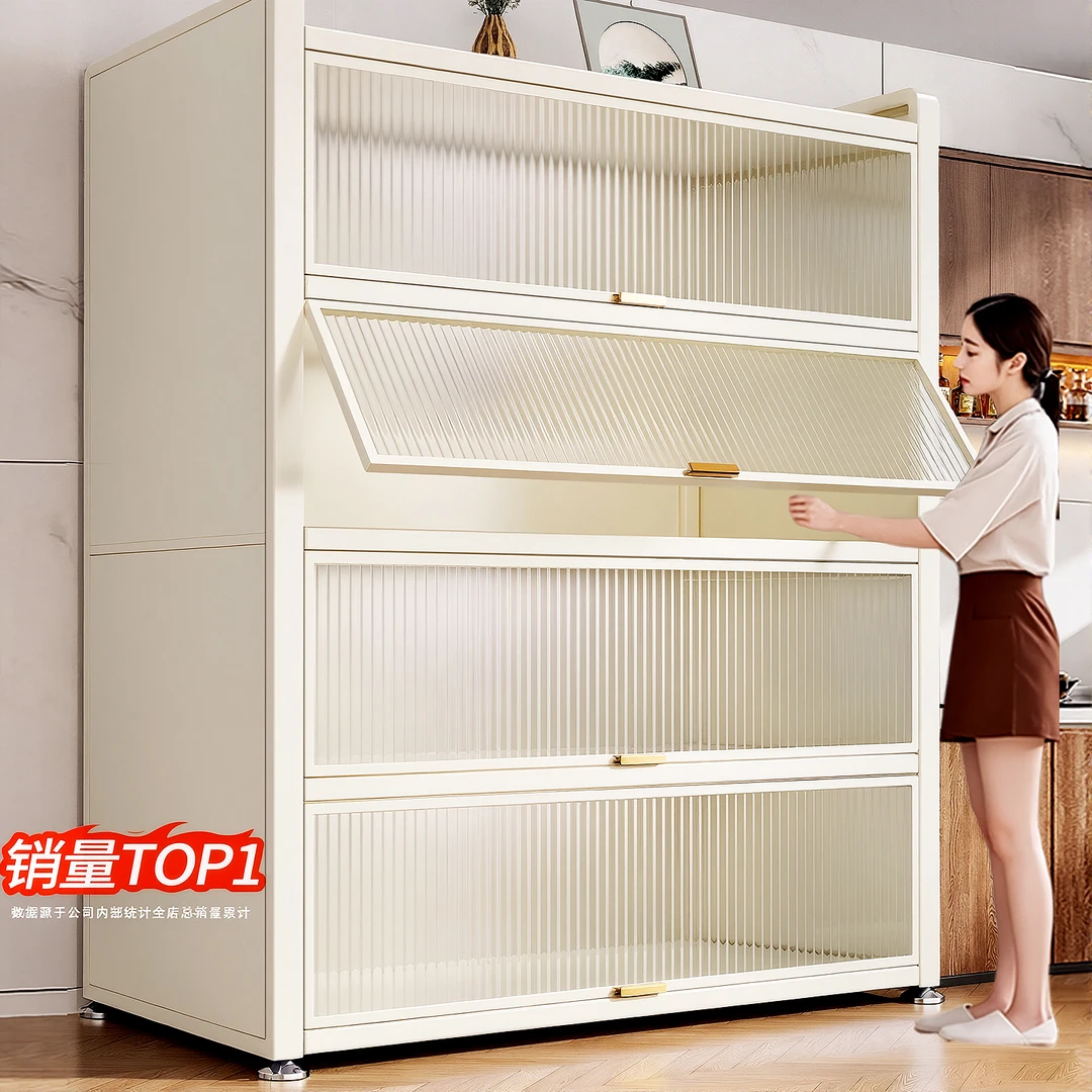 厨房置物架2025新款多功能落地多层微波炉收纳柜储物柜一体靠墙