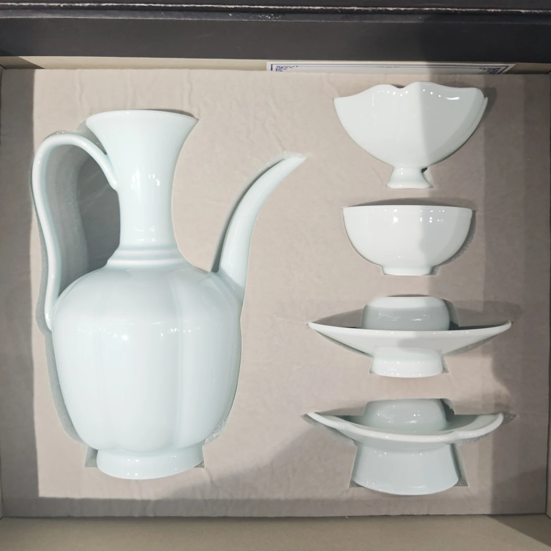 【景德镇】高温陶瓷，RY酒具套组