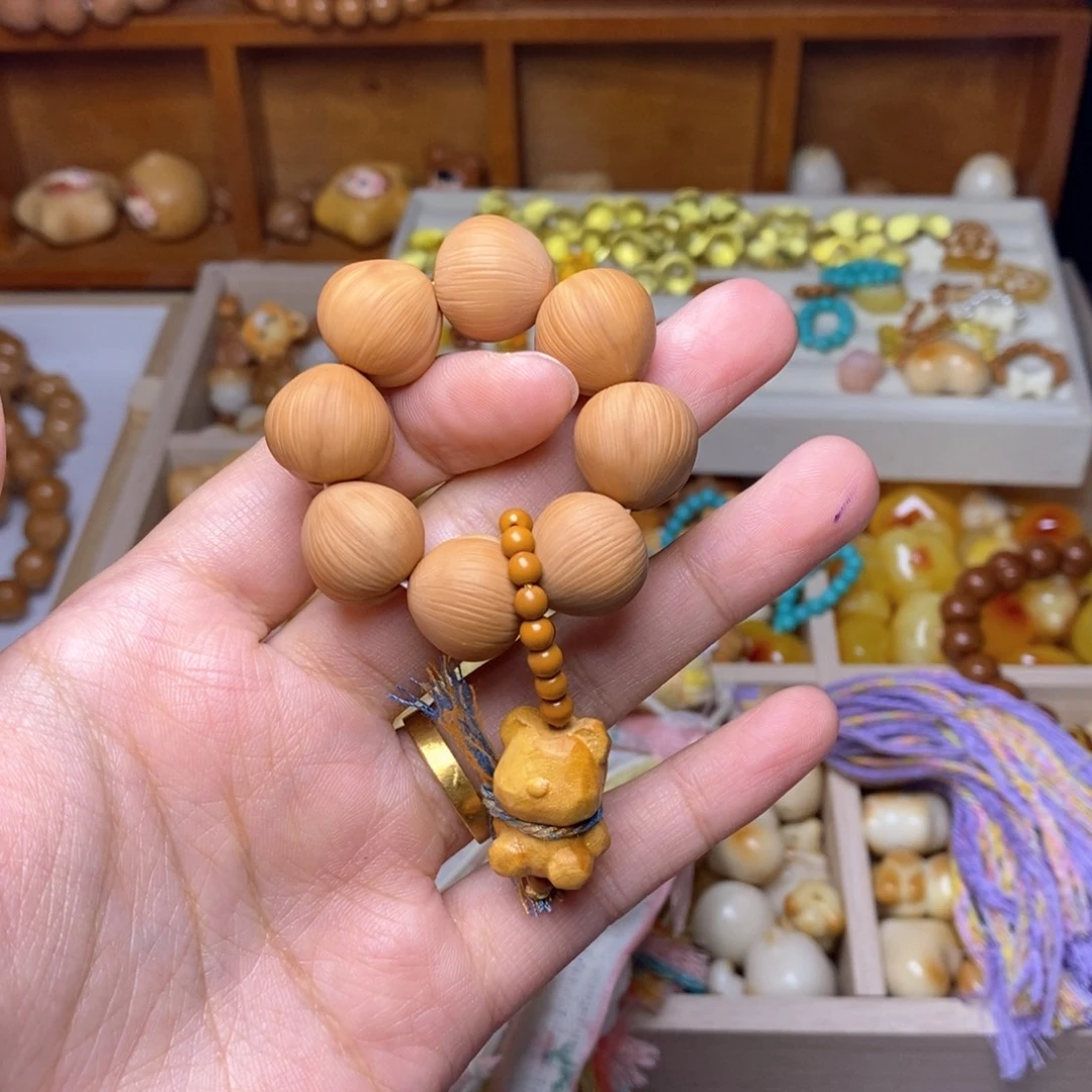 猴头核桃手串拉丝屁桃手捻