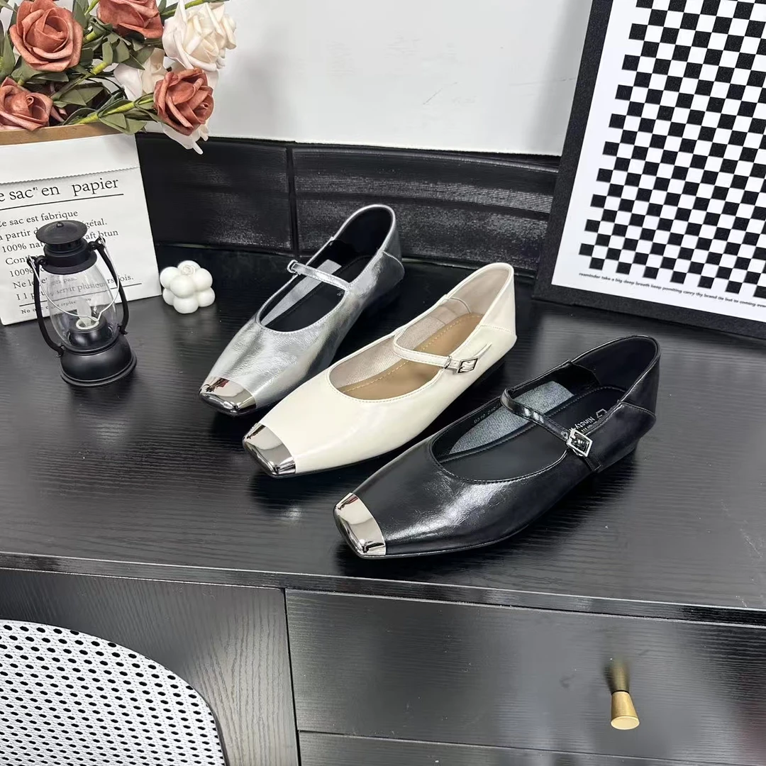 夏季新款时尚休闲女鞋百搭气质款单鞋法式舒适浅口冷粘316