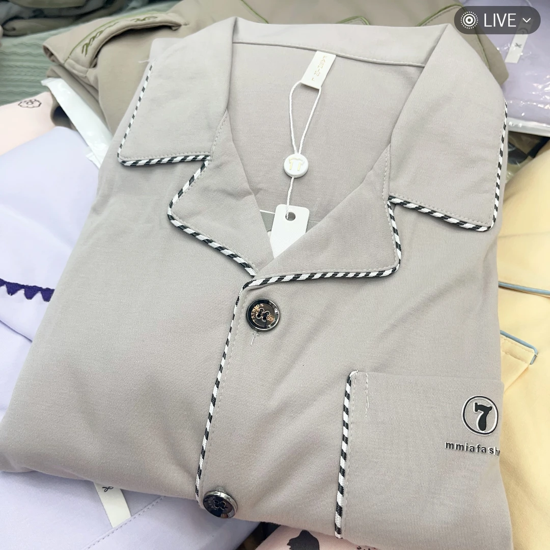 【B183】紧赛棉加厚10-20°超精品男士字母m7秋冬款睡衣