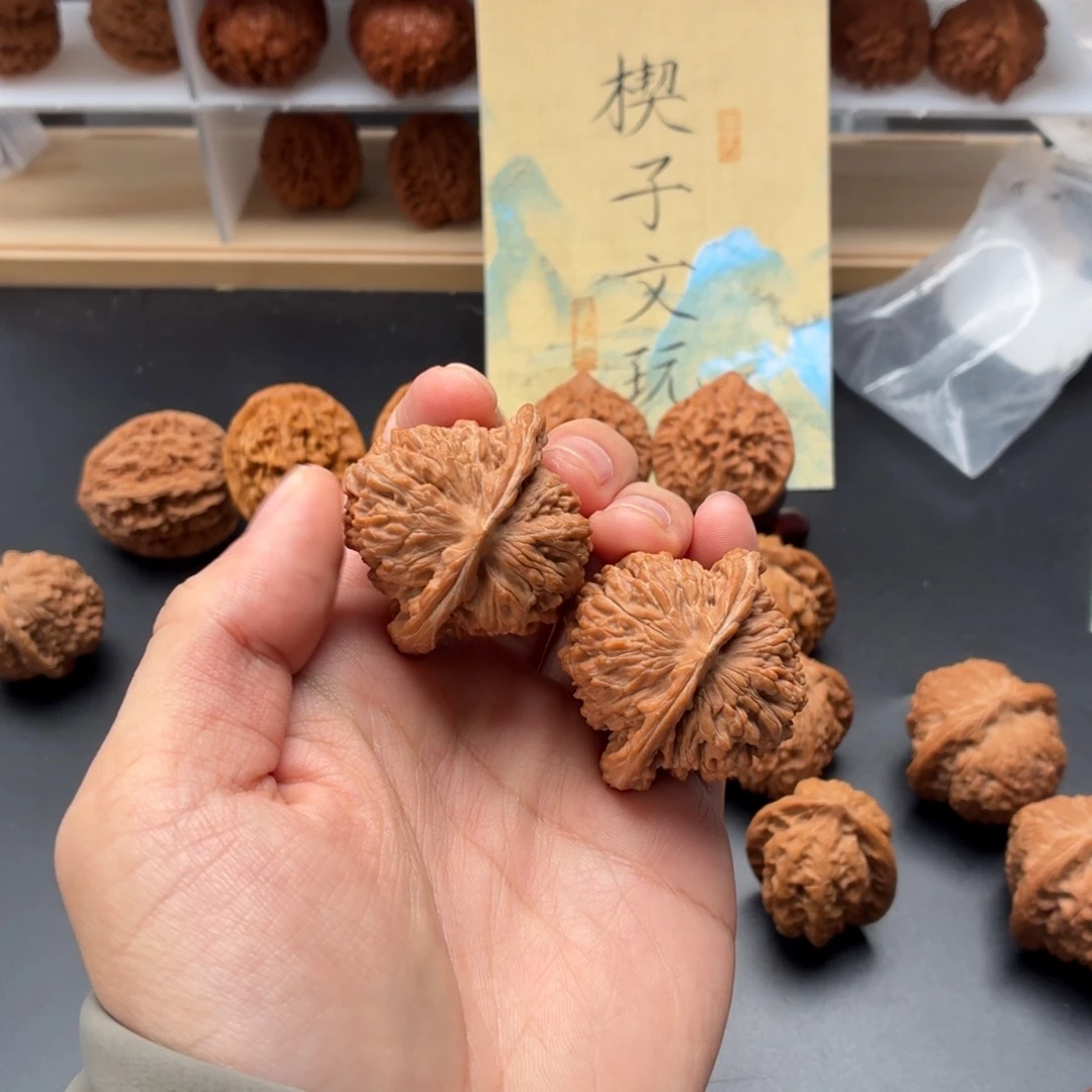 好***好把件文玩核桃张云飞四座楼42