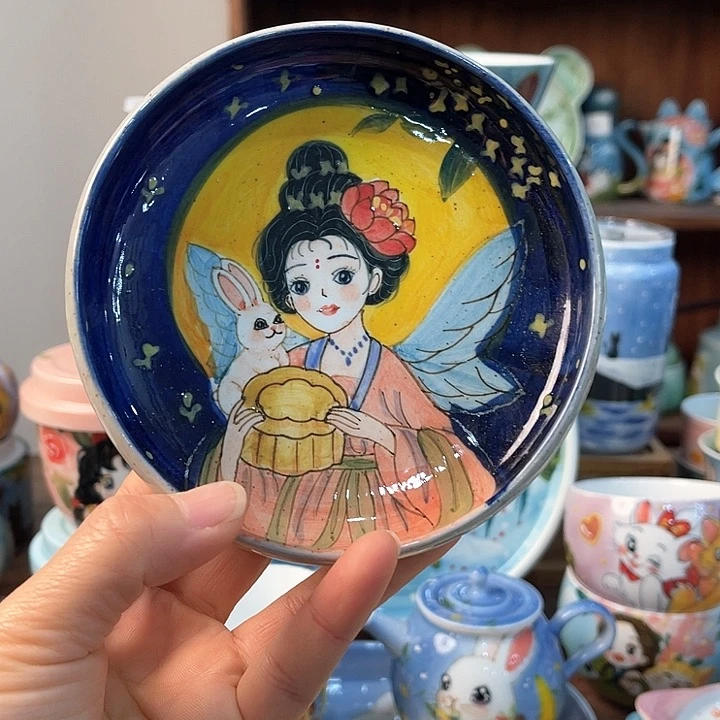 陶景德镇釉下手绘陶瓷