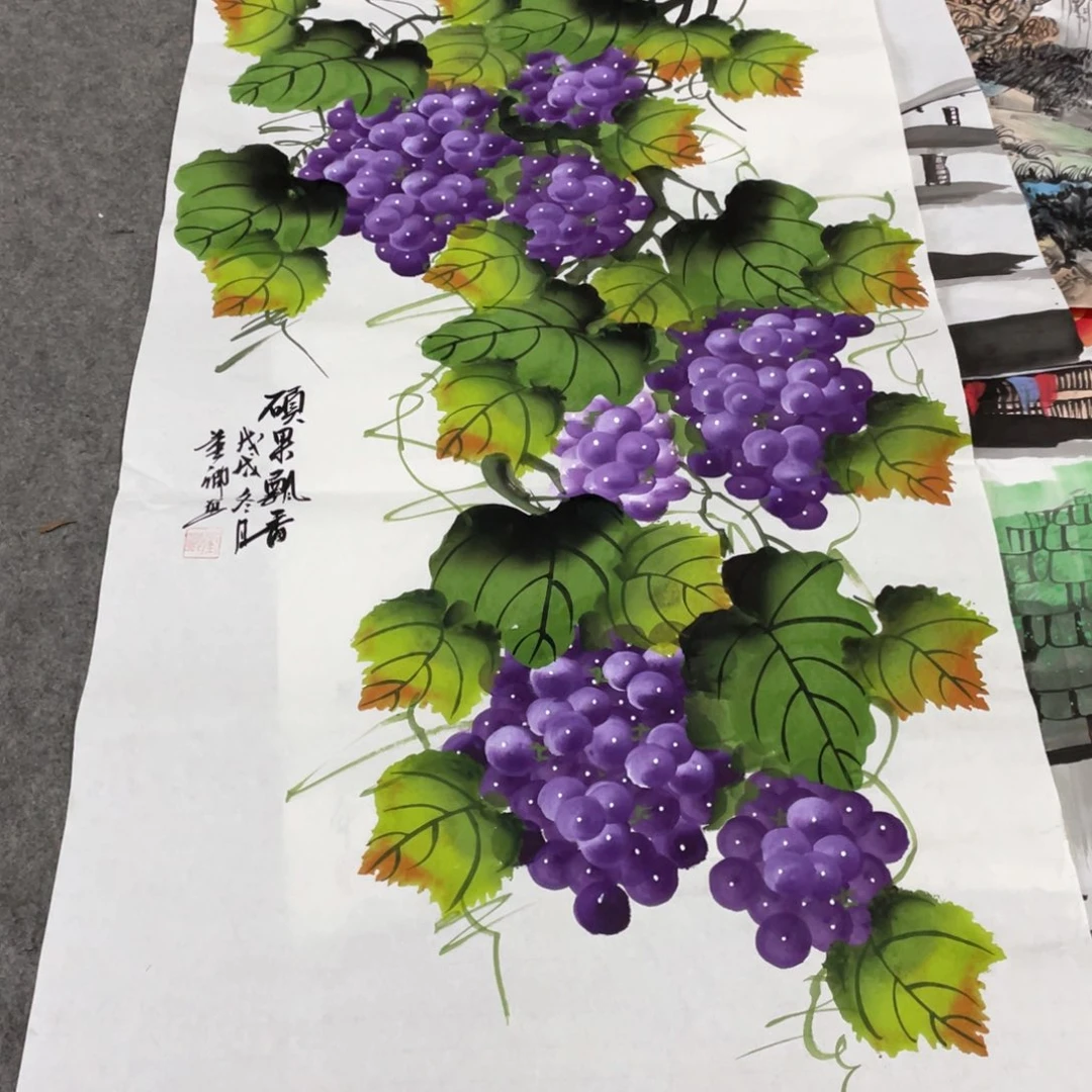国画国画作品画心一张