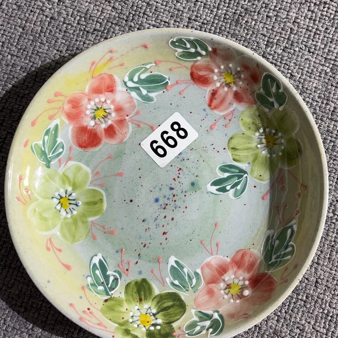 瓷片景德镇手绘高温釉下彩陶瓷茶具