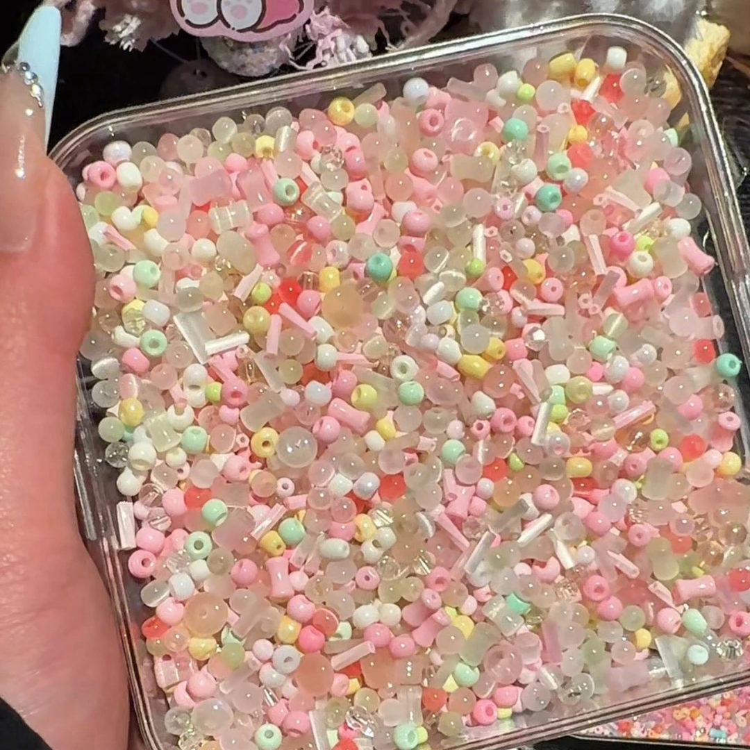 当前锅 米珠琉璃珠串珠DIY手工材料