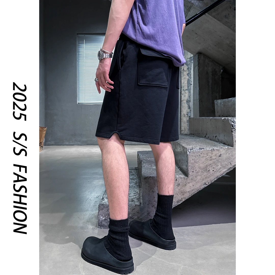 【叶继枫】25S/S “毛圈世界”420g重磅纯棉多口袋复古水洗短裤五分裤