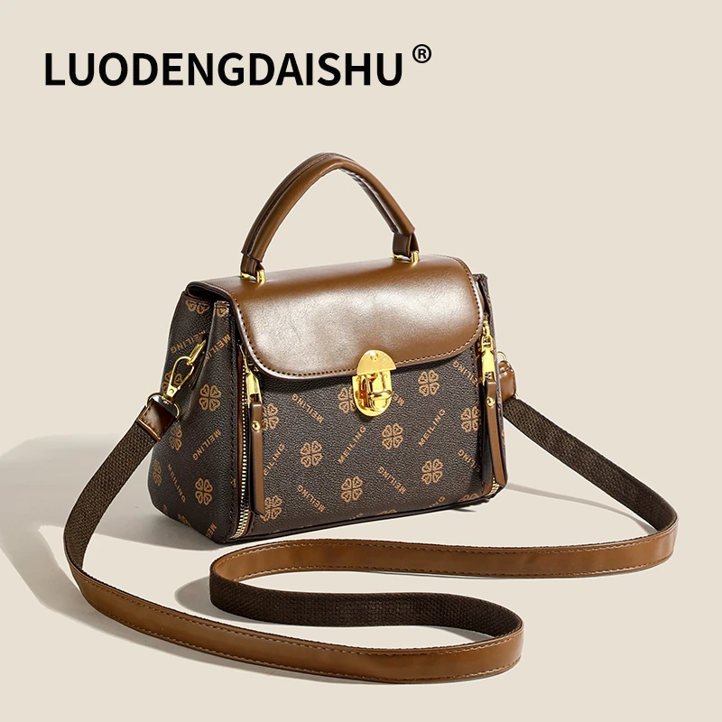 【长23宽11高17】新款单肩包大容量手提包休闲斜挎包百搭女包7836-C