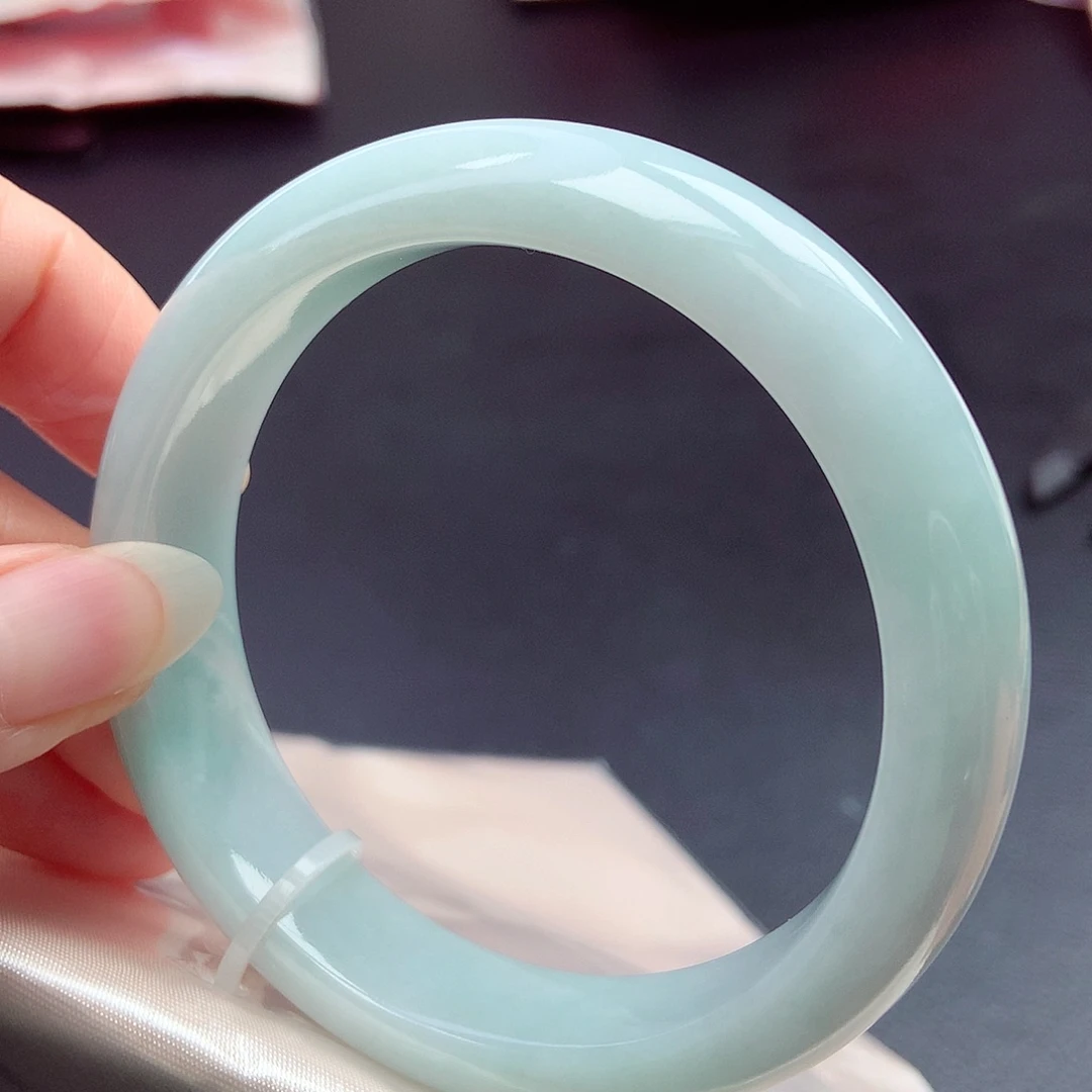 翡翠未镶嵌手镯58.6圈口