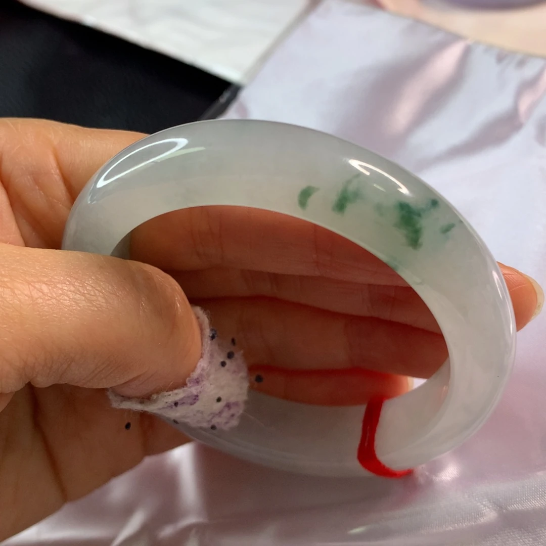 无***手翡翠未镶嵌手镯翡翠手镯56