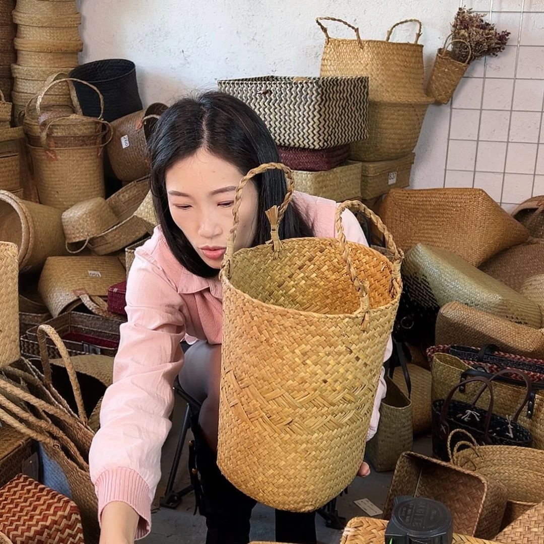 草编草编包/草编收纳盒微瑕疵