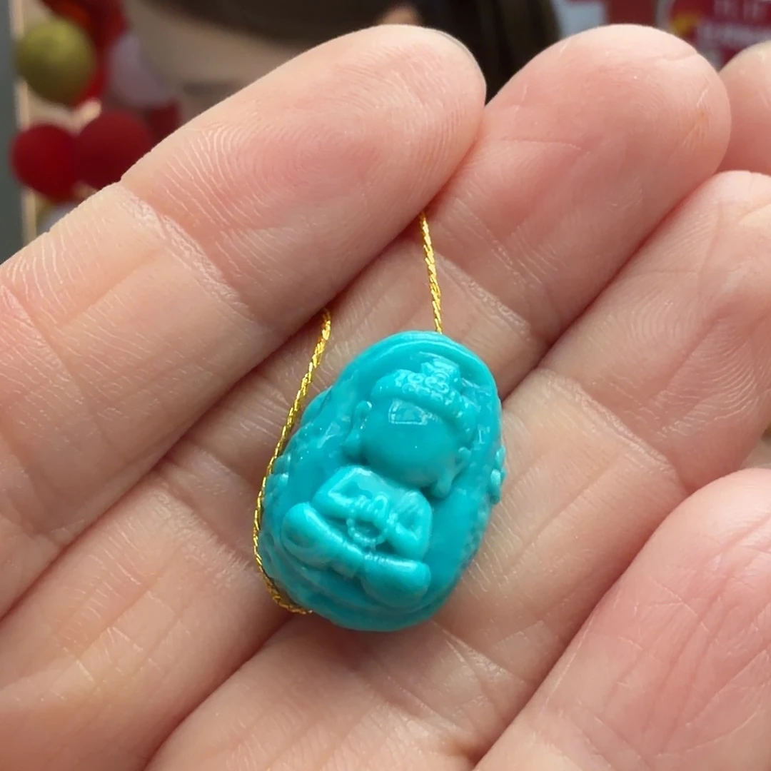 绿松石未镶嵌颈饰