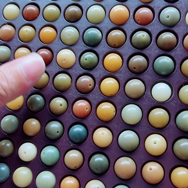 白玉菩提手串12多宝圆珠120颗