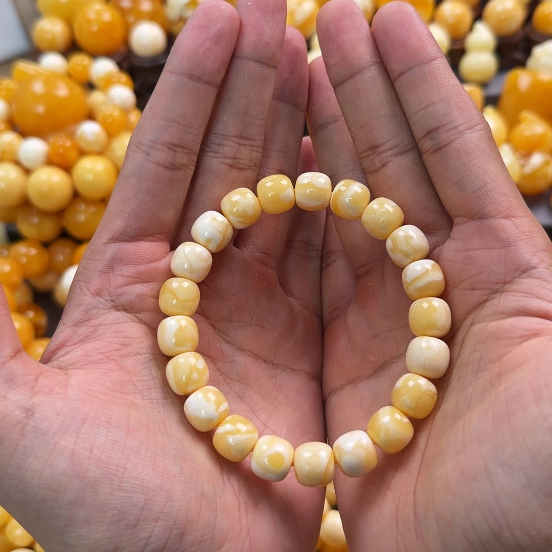 琥珀未镶嵌珠宝奇石11mm同料