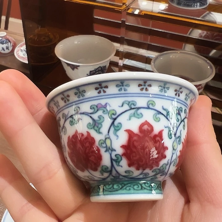 子君堂青花斗彩釉里红