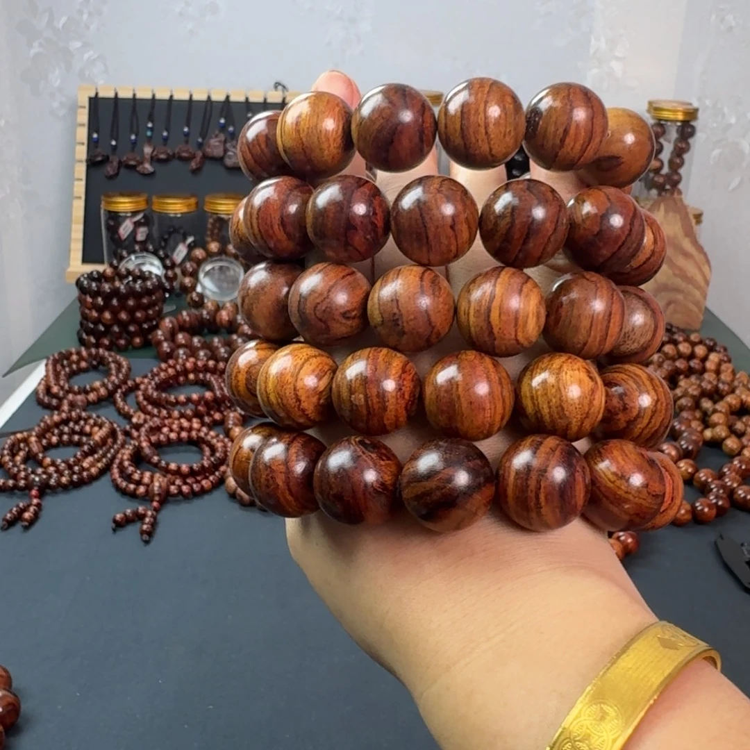 黄花梨/降香黄檀手串/手链35.8米海南黄花梨手串