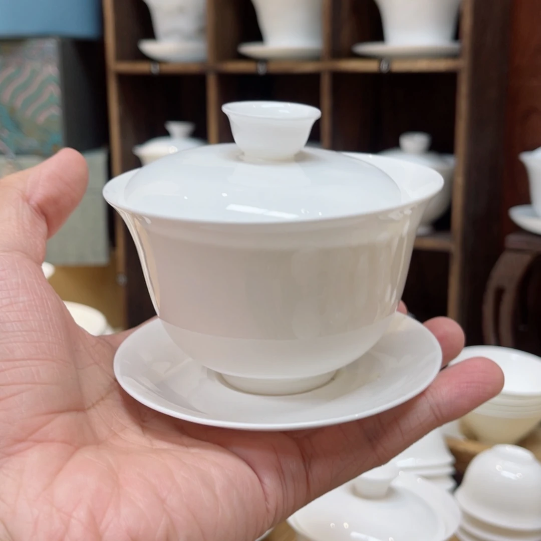 【闪购商品】骨瓷盖下150元宝盖碗