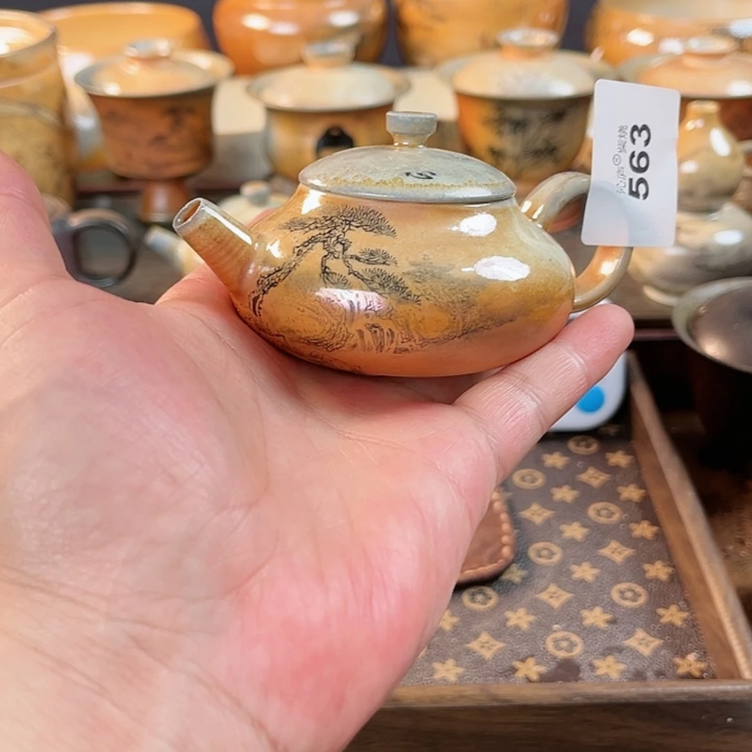 【闪购商品】C****s沁庐柴窑古法柴烧手工茶具