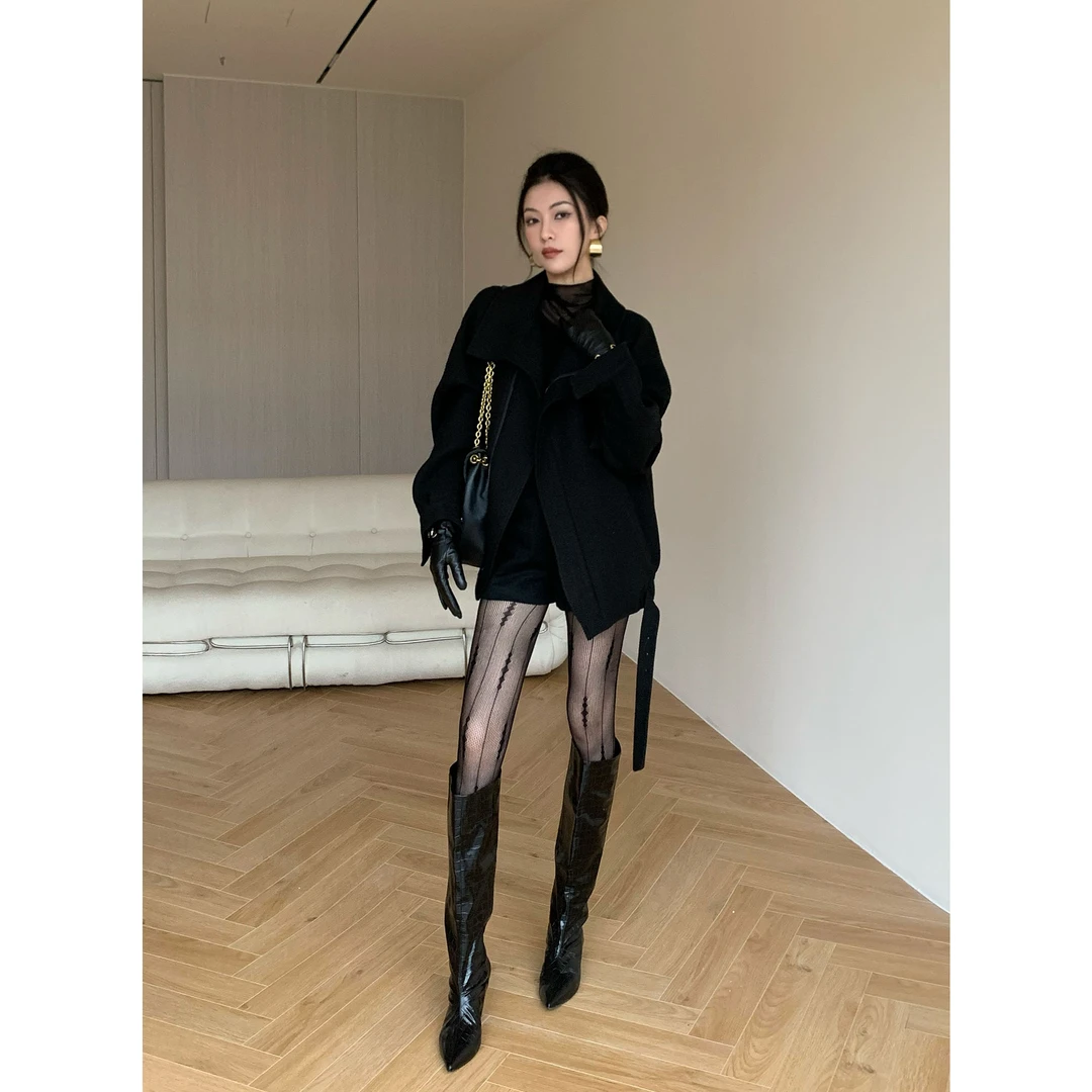 JIJINQI时尚显瘦辣妹性感丝袜薄款百搭蕾丝打底裤 JD01AZPT868