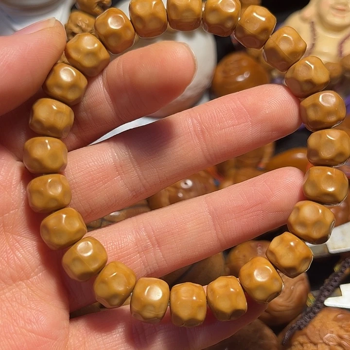 橄榄核手串/手链猴头奶酪微瑕