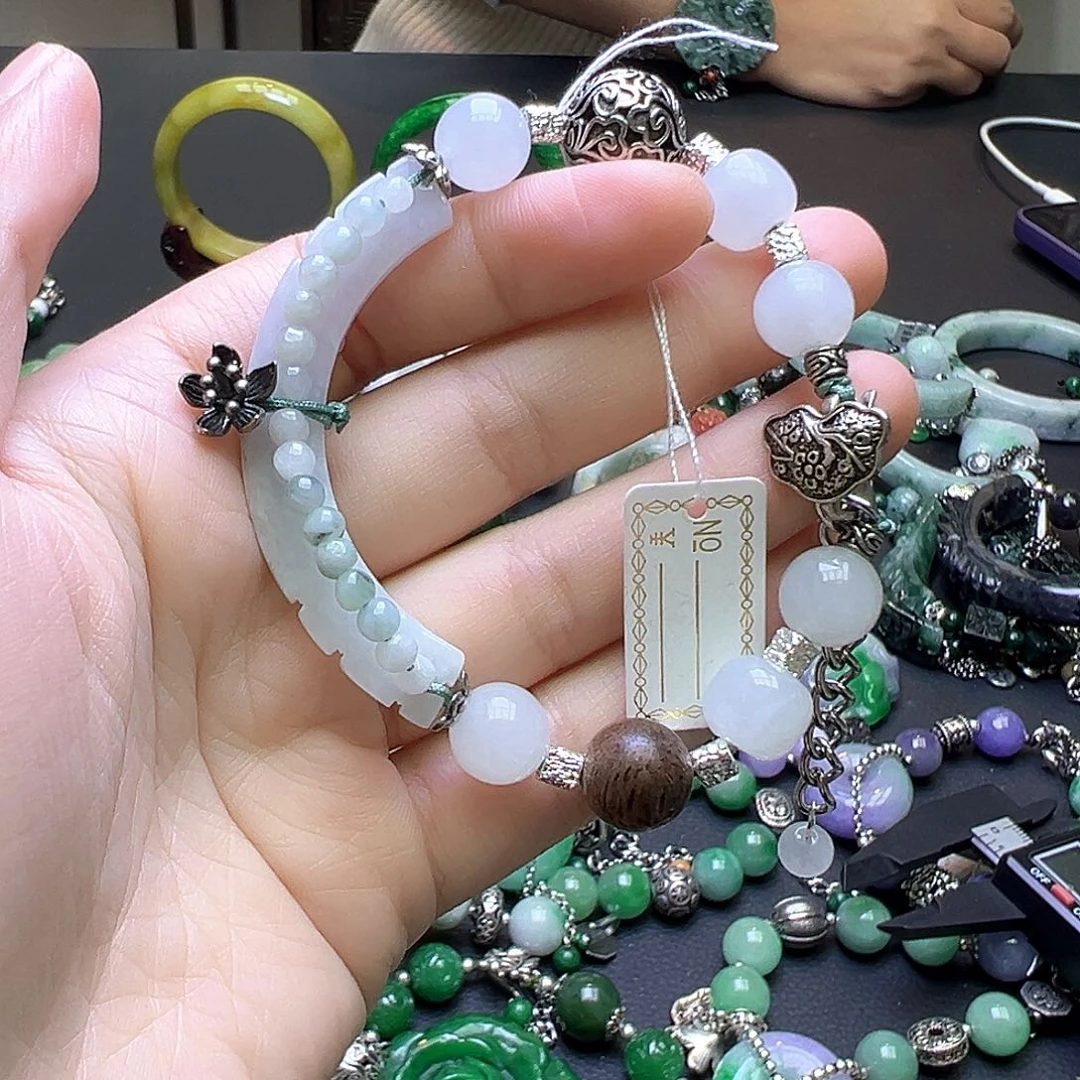 翡翠未镶嵌手链99