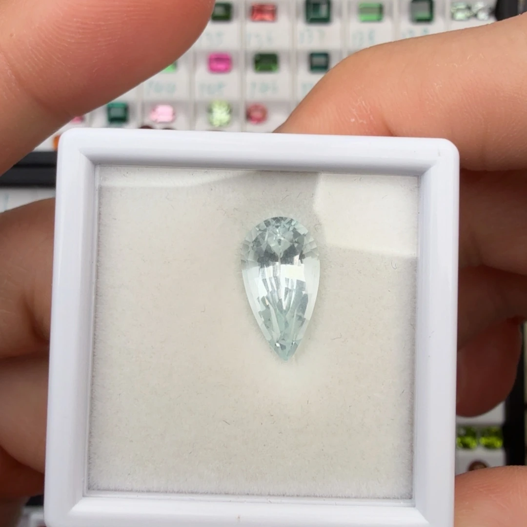 裸石海蓝宝石天然纯净无瑕 4.78ct