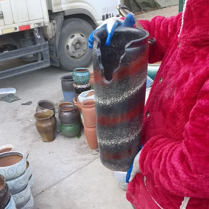 红陶口14高42瑕疵