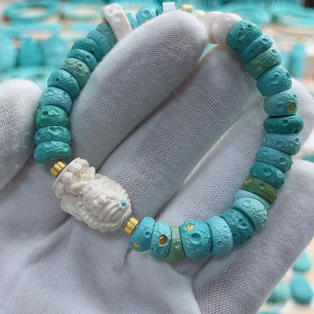 绿松石珠宝奇石未镶嵌