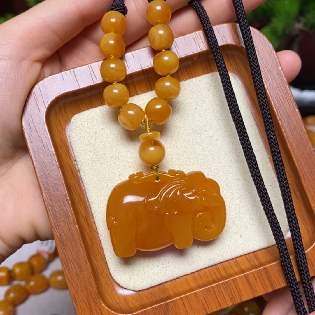 【闪购商品】未镶嵌颈饰蜜蜡项链