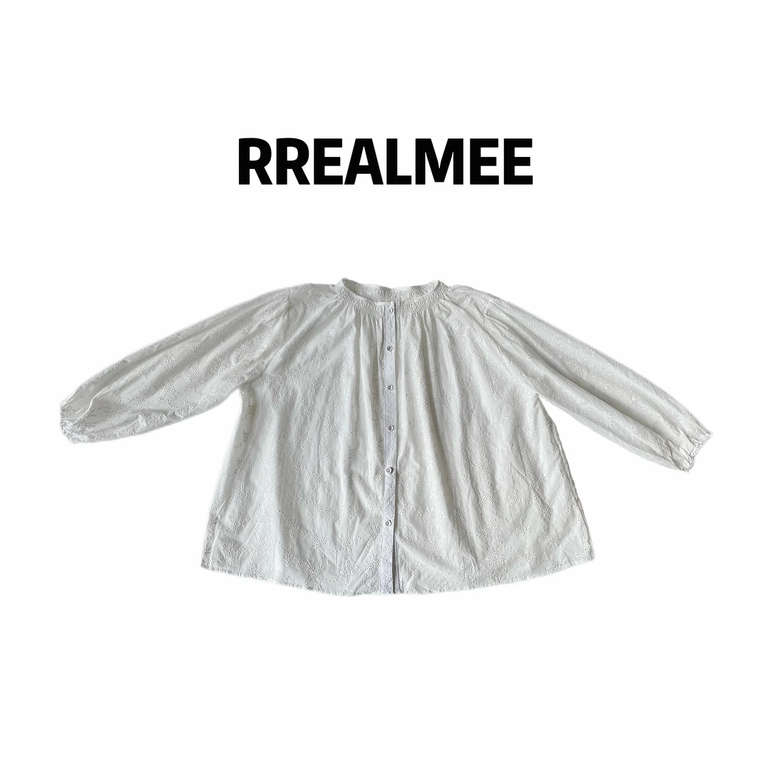 早秋2025气质重工满绣刺绣提花衬衫长袖复古气质设计感衬衣