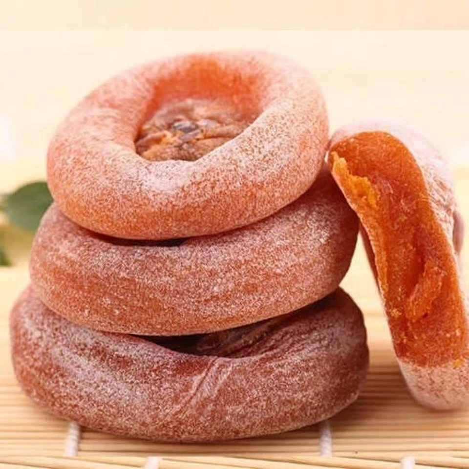 【18-22个独立包装】2斤装爆甜圆柿饼正宗农家新鲜天然降霜圆柿饼d