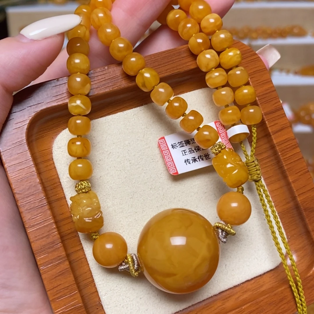 【闪购商品】未镶嵌颈饰蜜蜡项链