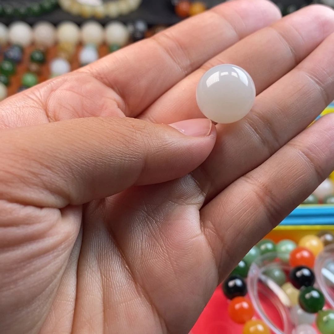 和田玉未镶嵌珠宝奇石卡16冰白y