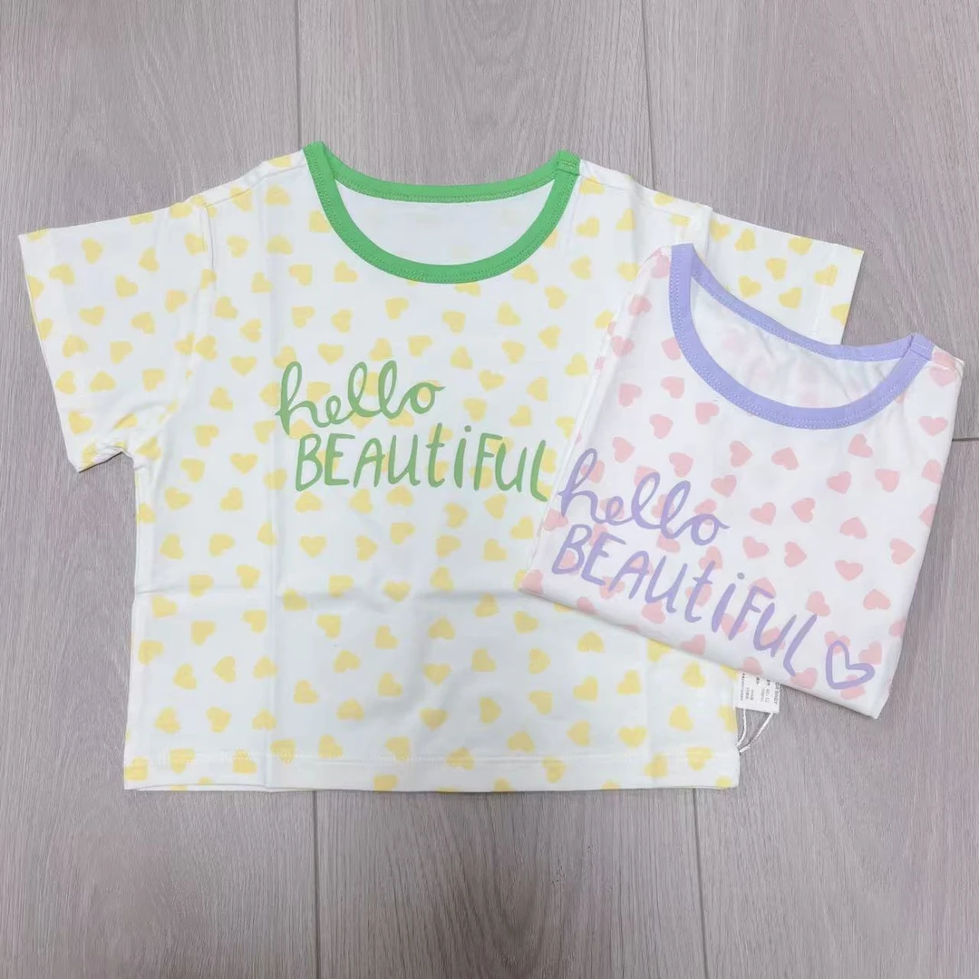 阿奇幼幼园夏季儿童短袖上衣小童休闲圆领T恤打底衫  92243