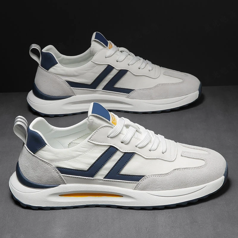 欧伦啄木鸟EUROTUCANO男鞋透气软底休闲帆布鞋百搭跑步运动阿甘鞋