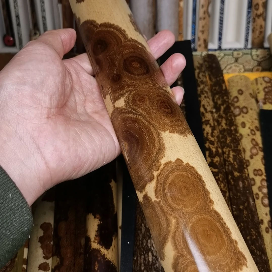 扇子黑湘妃茶则料