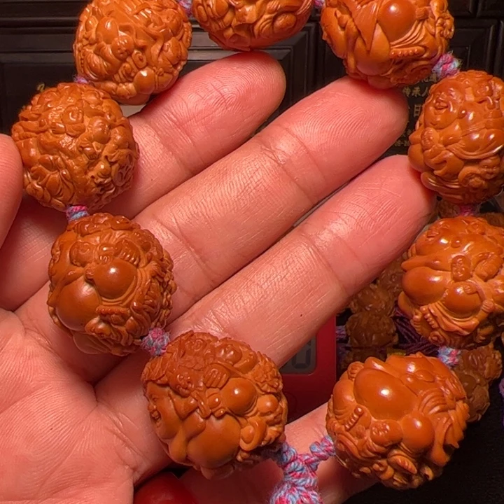 M***德手串橄榄核百子弥勒