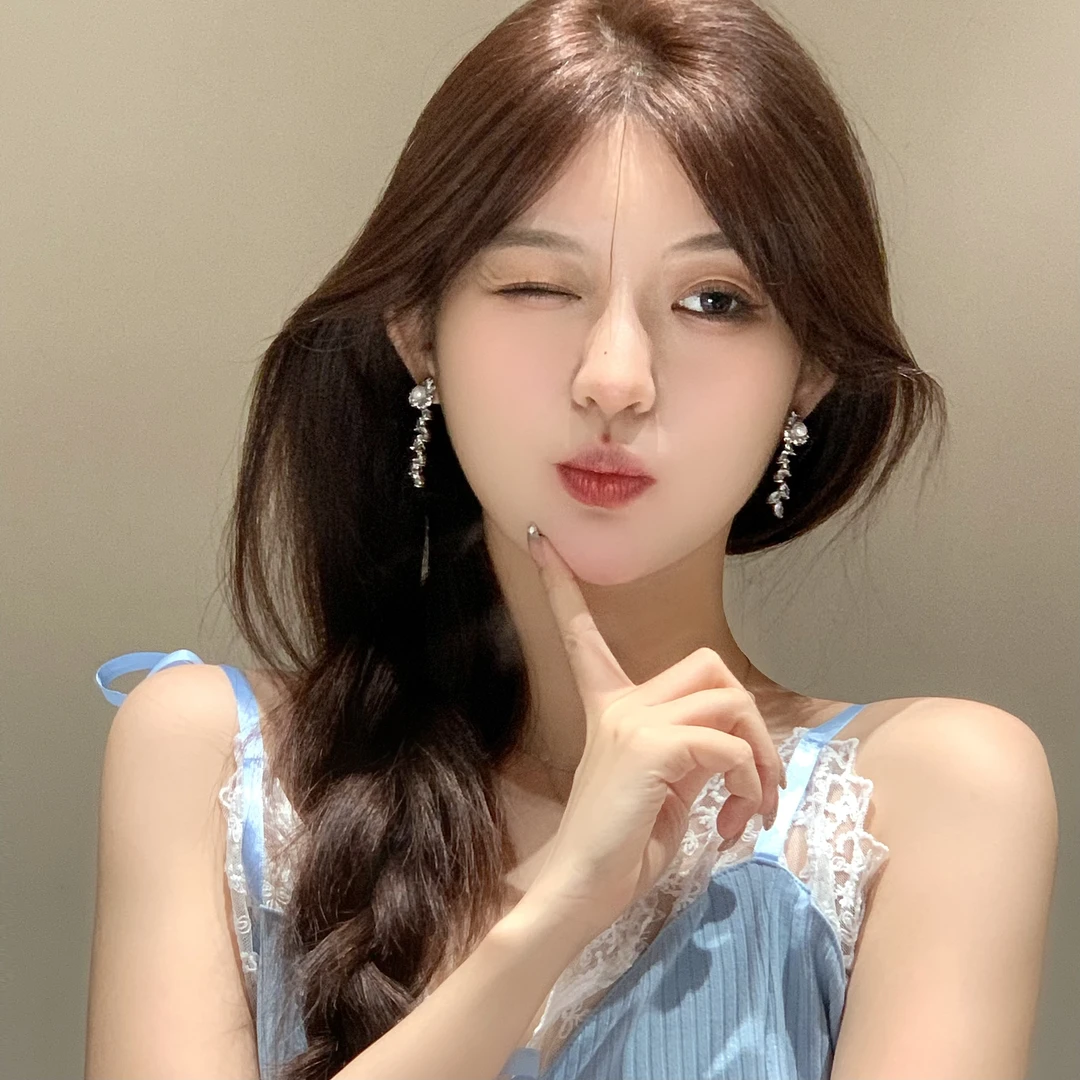 FULL GIRLISH耳环00518花朵流苏珠珠耳钉耳饰